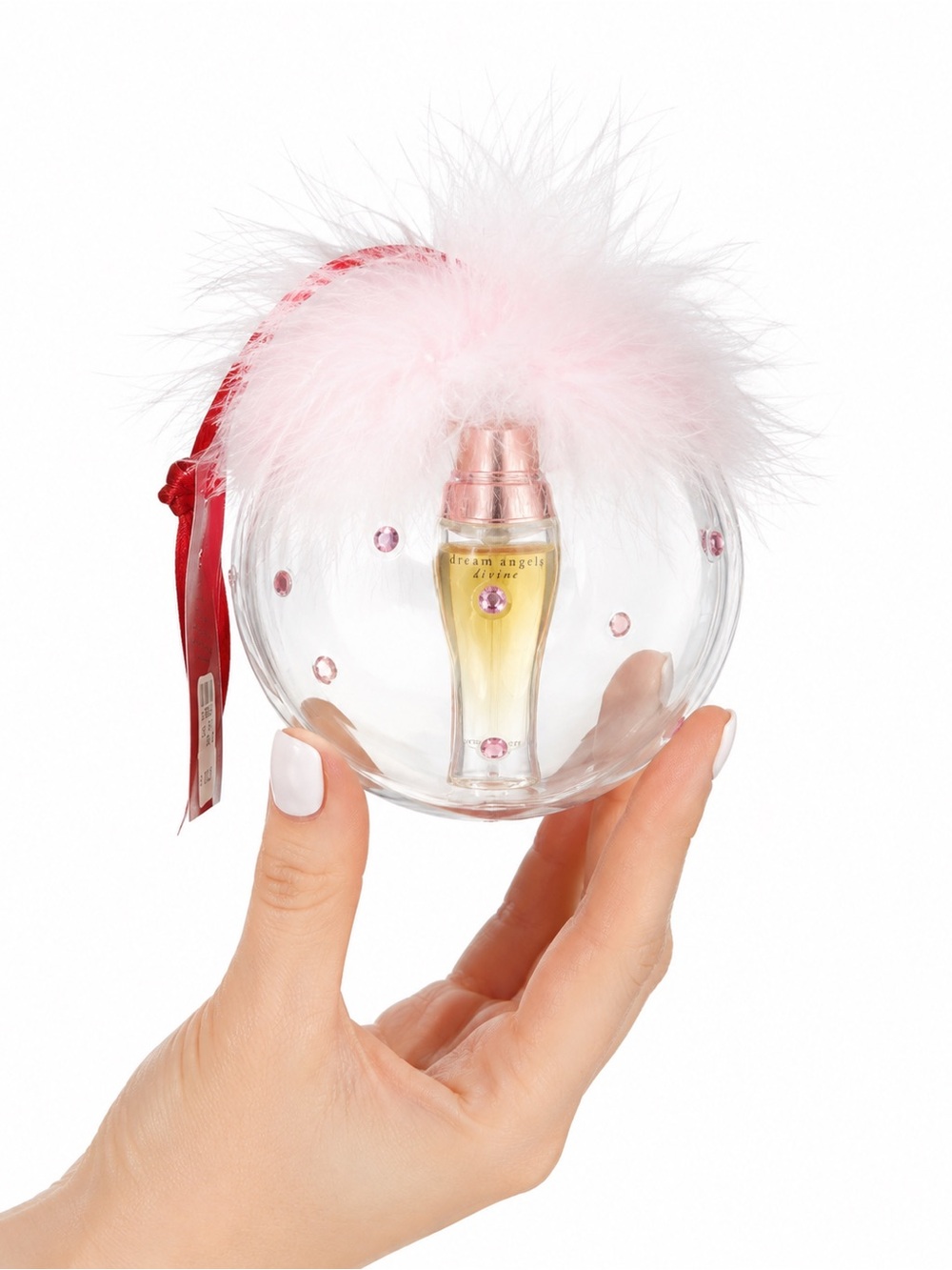 Victoria’s Secret Dream Angels Divine Perfume Ornament NWT Pink Feather